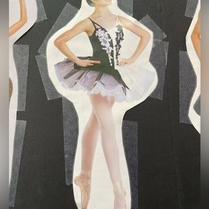 Weissman pointe costume. Black and white. Adult Large